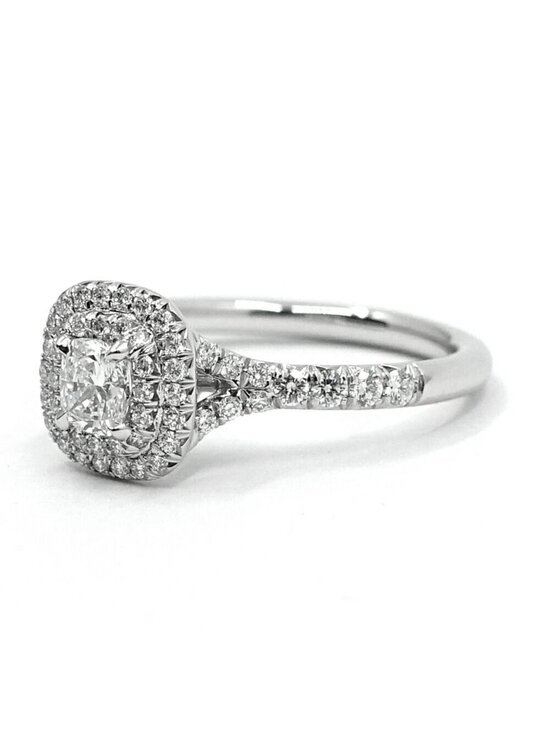 Tiffany & Co. Soleste diamond eternity band in platinum  Tiffany & Co Solesto Ring Platinum Diamond